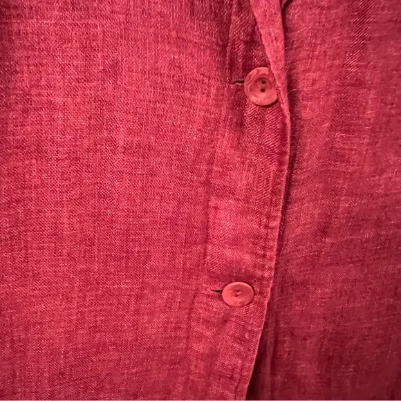 Eileen Fisher Organic Linen Longline Jacket - Picture 6 of 11